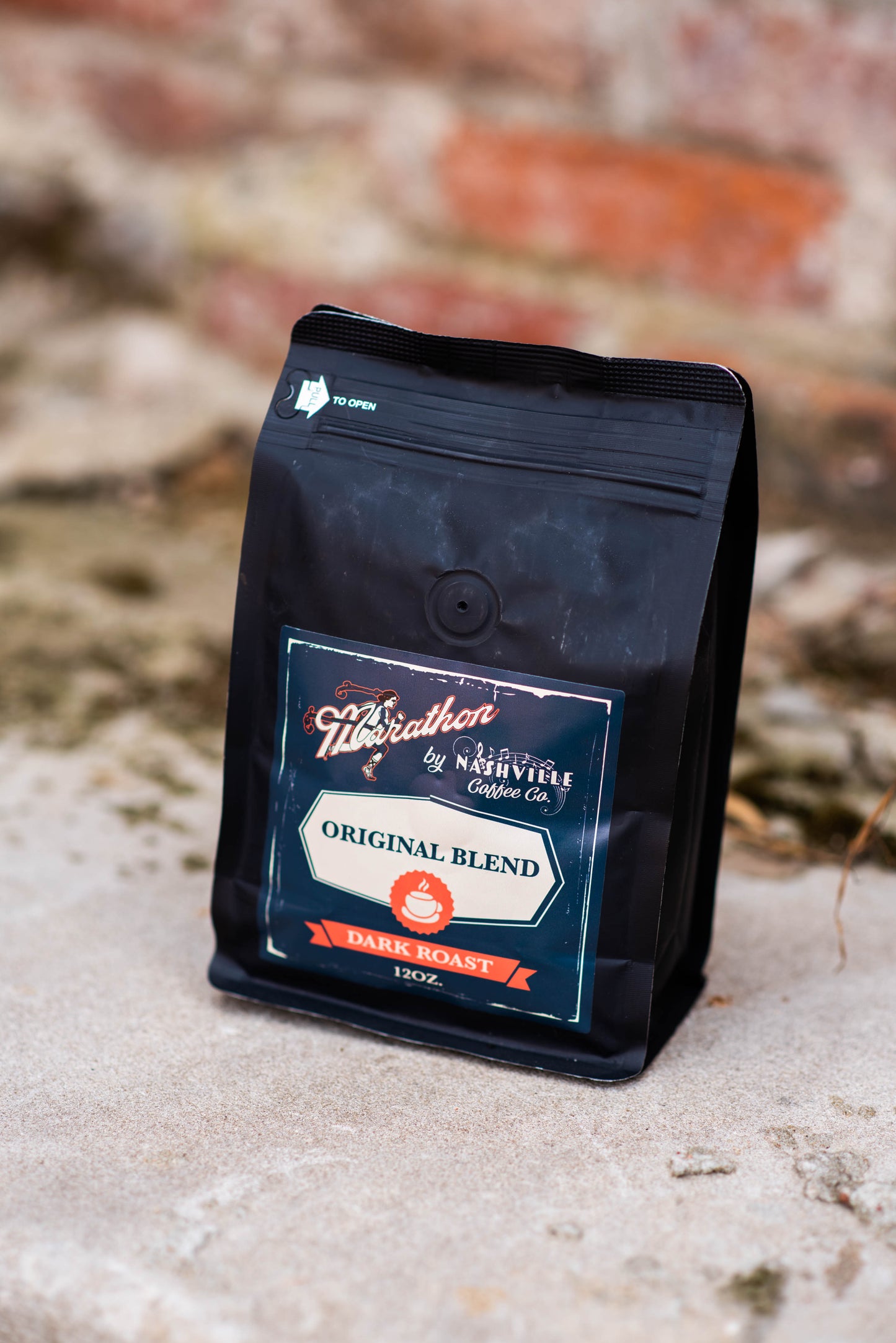 Nashville Coffee Co X Marathon Motorworks “Original Blend Dark Roast” 12oz Whole Bean Bag