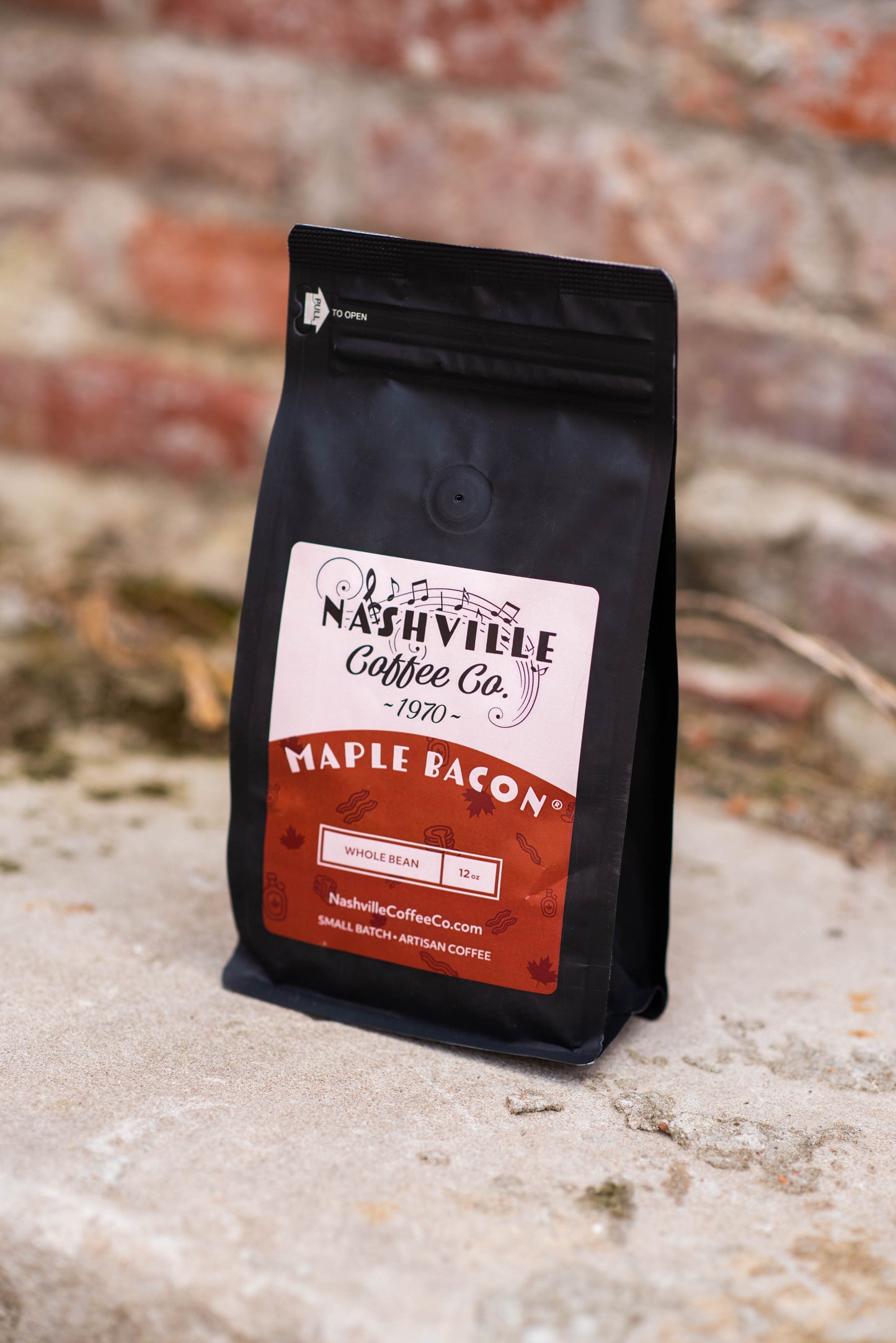 Nashville Coffee Co “Maple Bacon” 12oz Whole Bean Bag