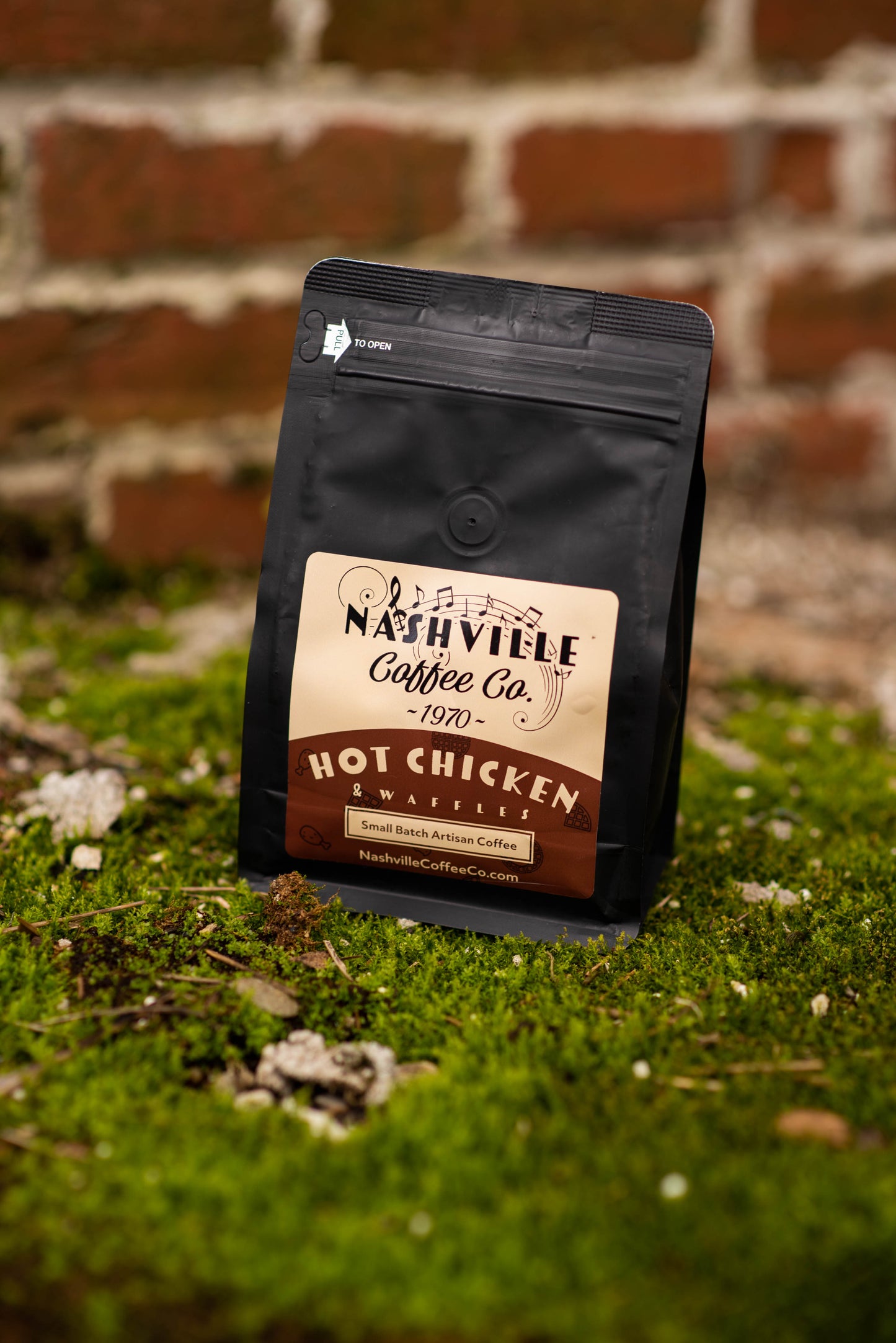 Nashville Coffee Co “Hot Chicken and Waffles” 12oz Whole Bean Bag