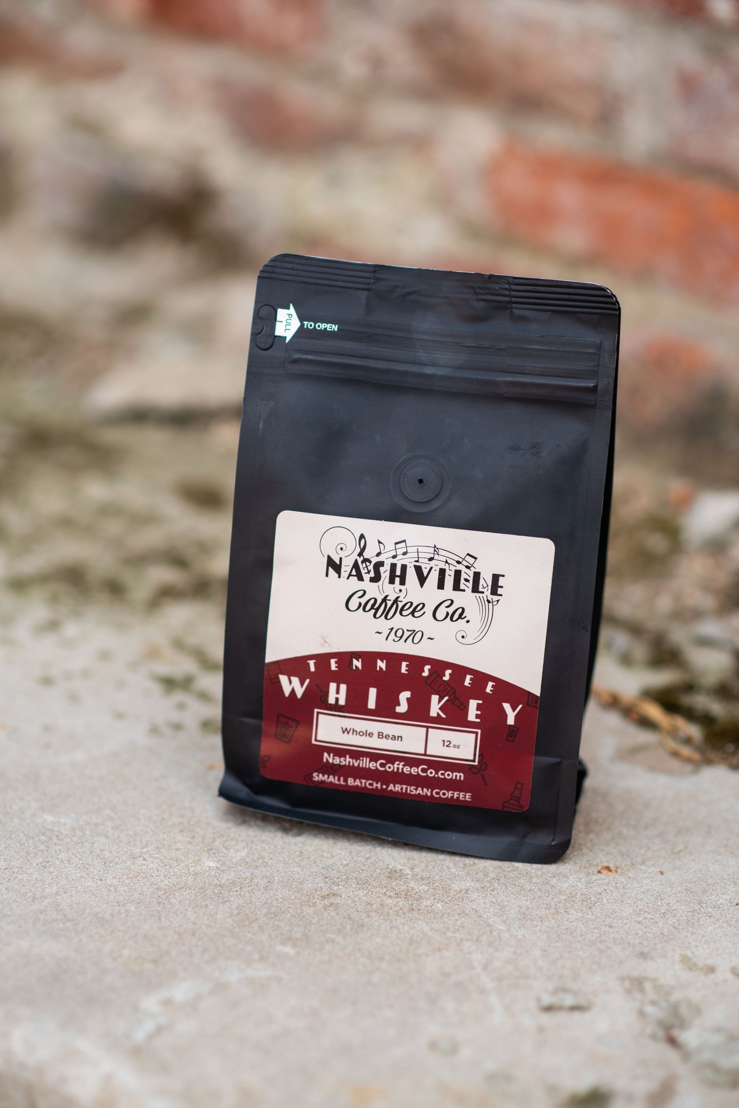 Nashville Coffee Co “Tennessee Whiskey” 12oz Whole Bean Bag